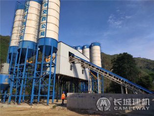 混凝土攪拌步驟，商品混凝土攪拌站圖片